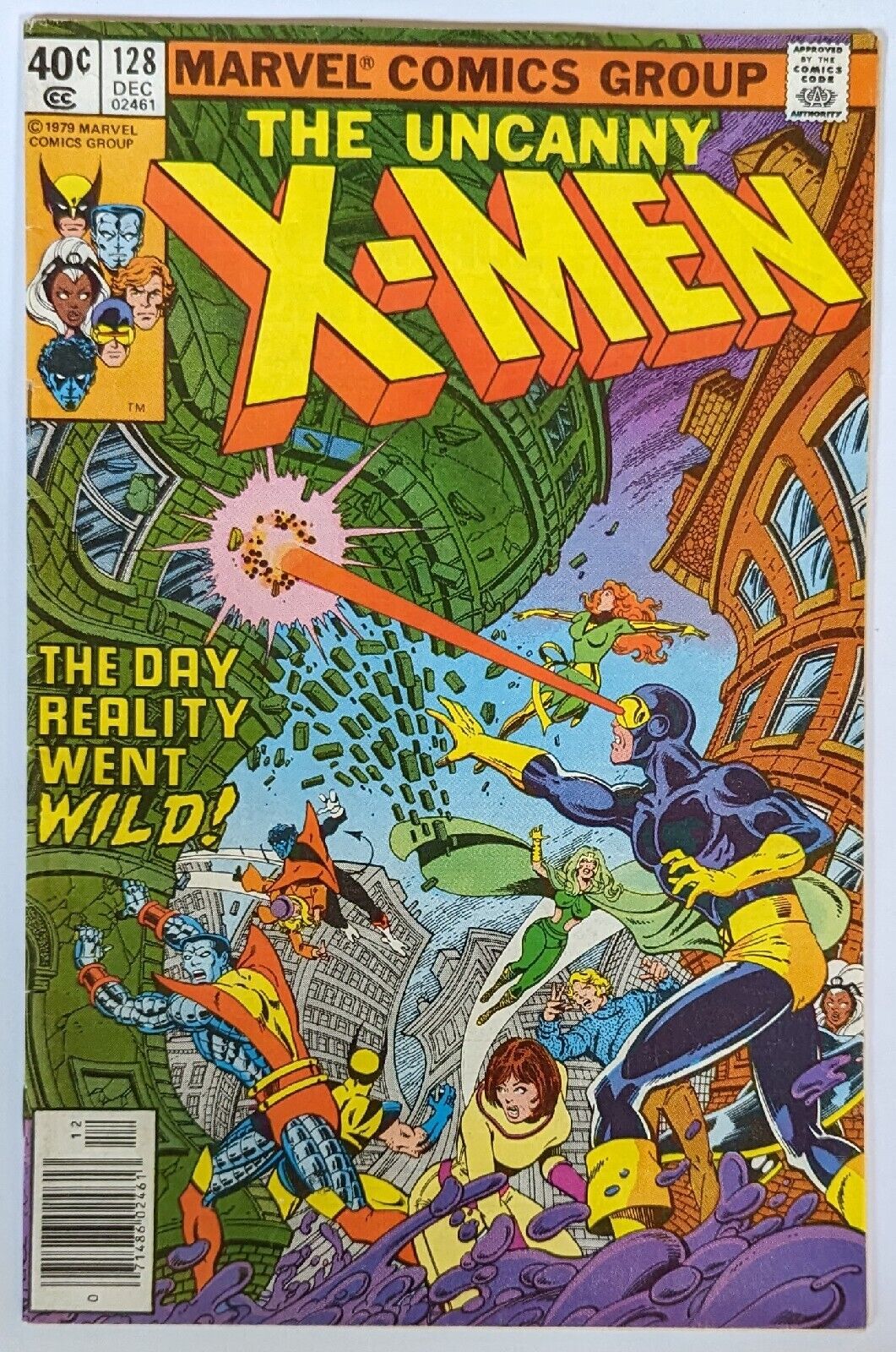 Uncanny X-Men #128 - Proteus Chris Claremont John Byrne George Perez Cover 1979