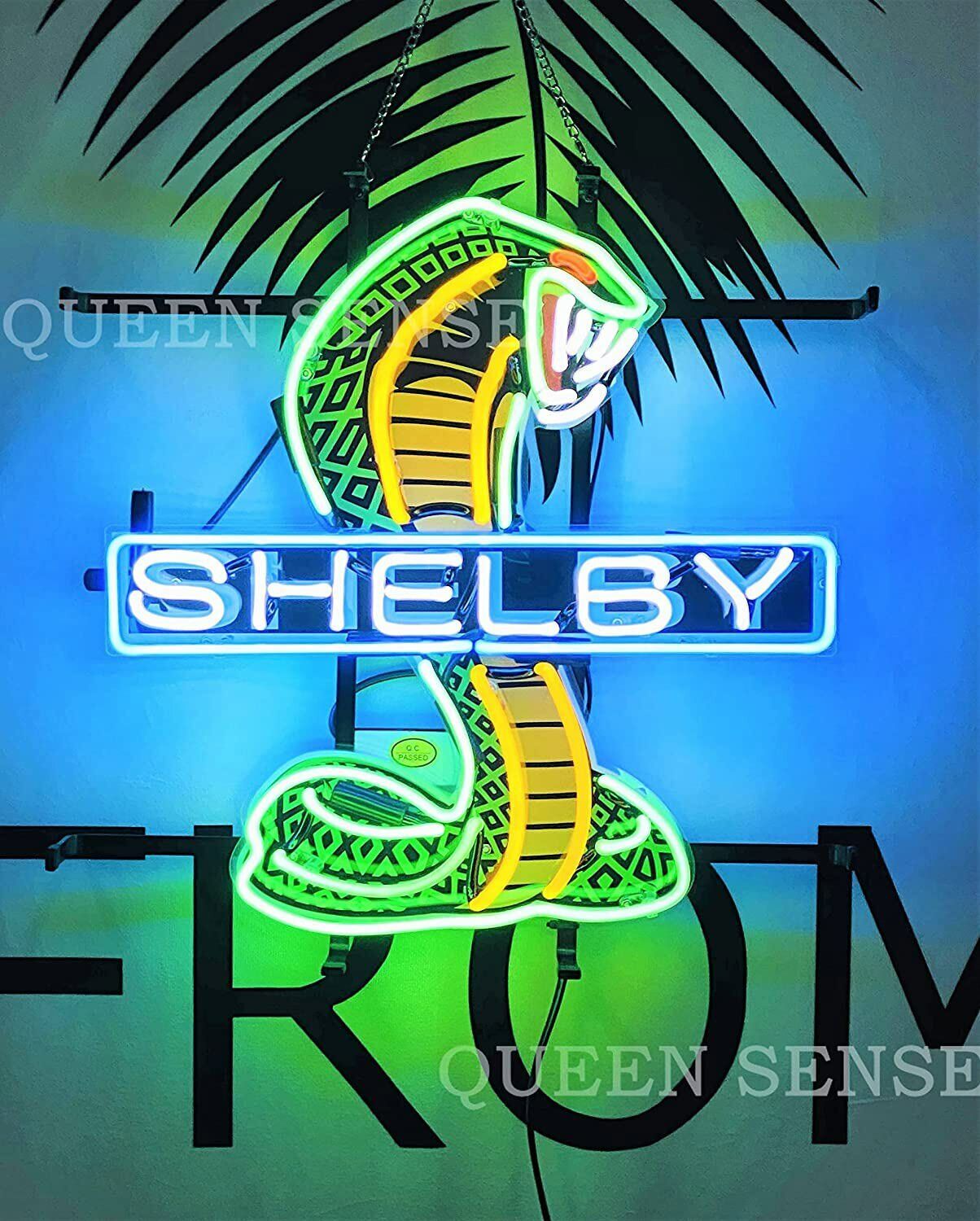 New Shelby Cobra Auto Neon Light Sign Lamp HD Vivid Printing Technology 16