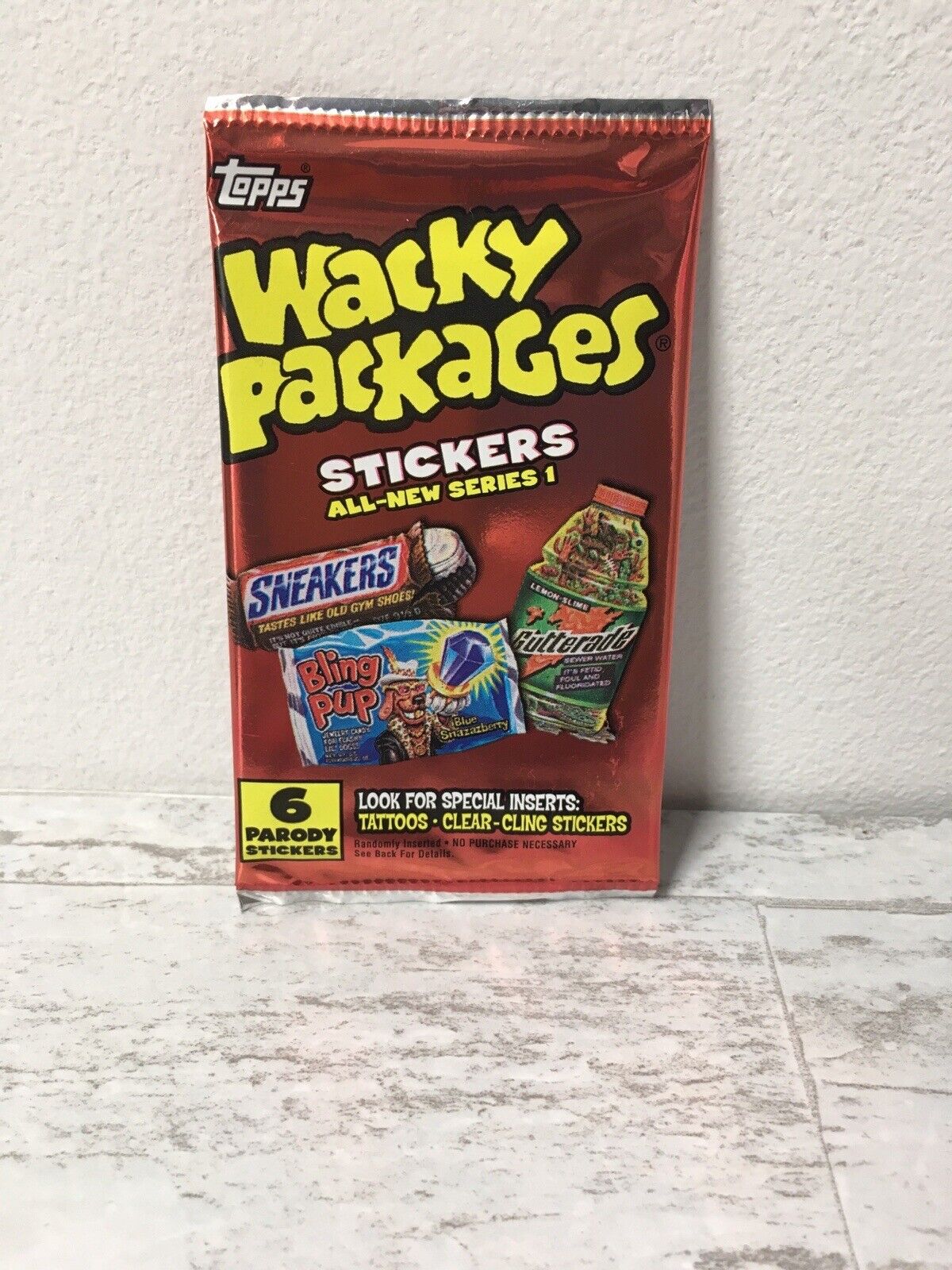 2004 Wacky Packages Topps All-New Series 1 Trading Card Sticker Pack UNOPENED