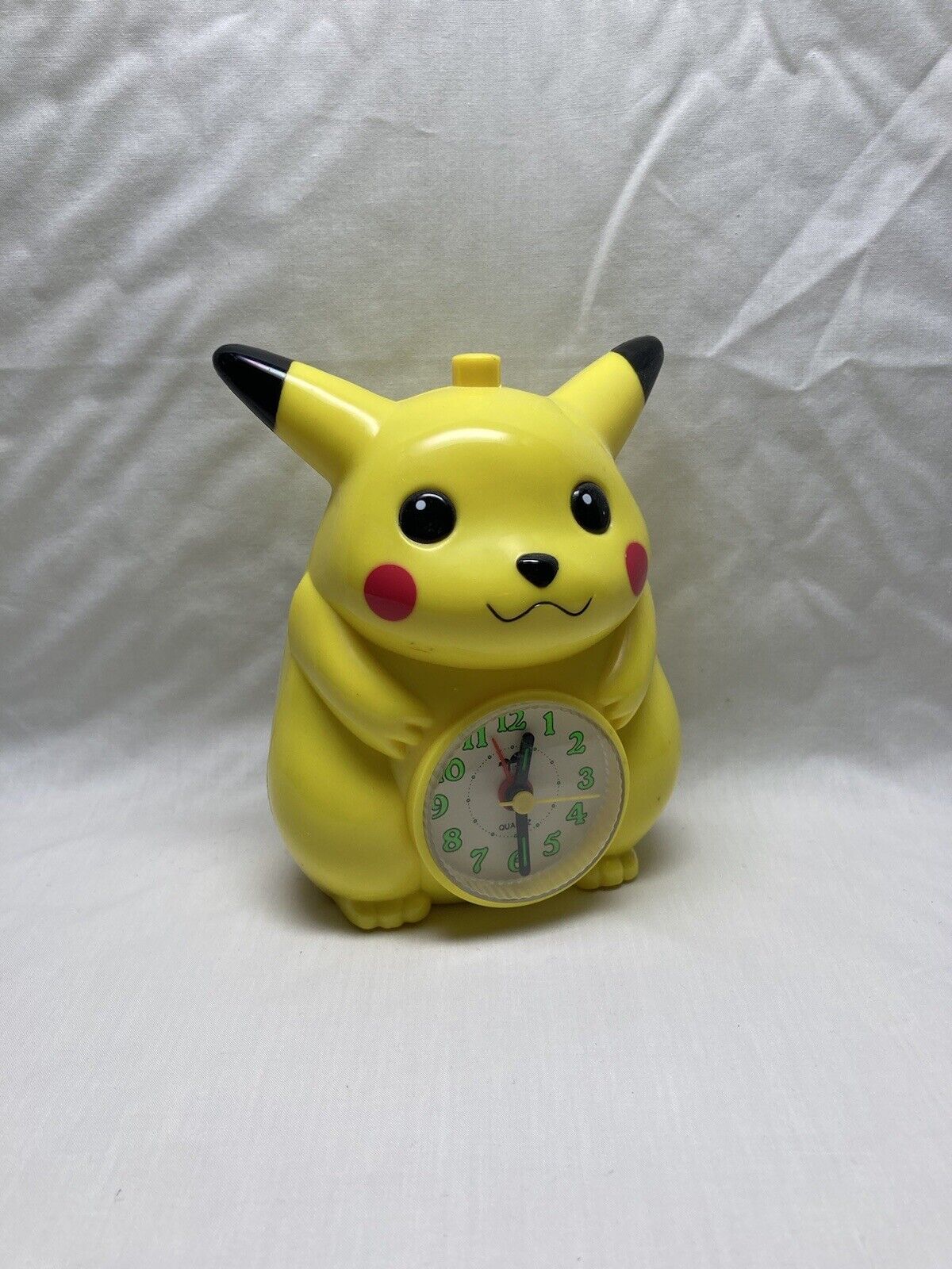 RARE 1990s Vintage Old Imess Pokemon Chubby Pikachu Alarm Clock