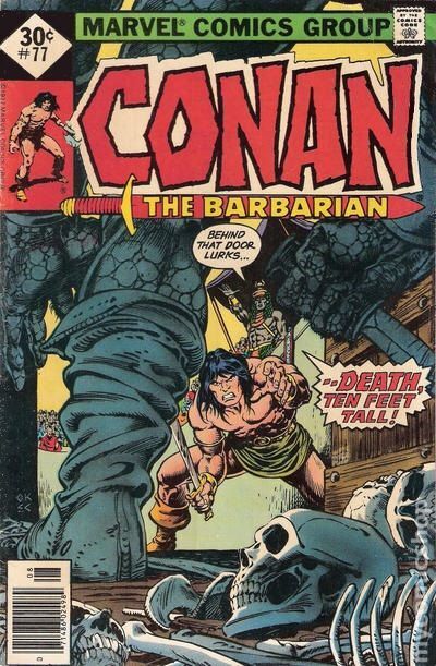 Conan the Barbarian Whitman Variants #77 FN/VF 7.0 1977 Stock Image