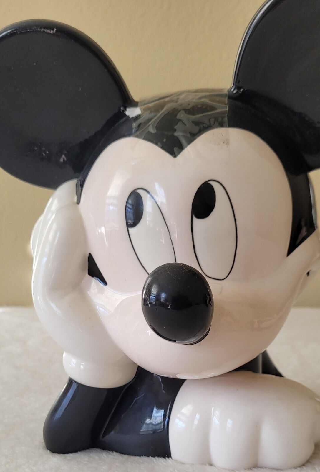 Vintage 1990s Disney Treasure Craft Mickey Mouse Unlimited Ceramic Cookie Jar