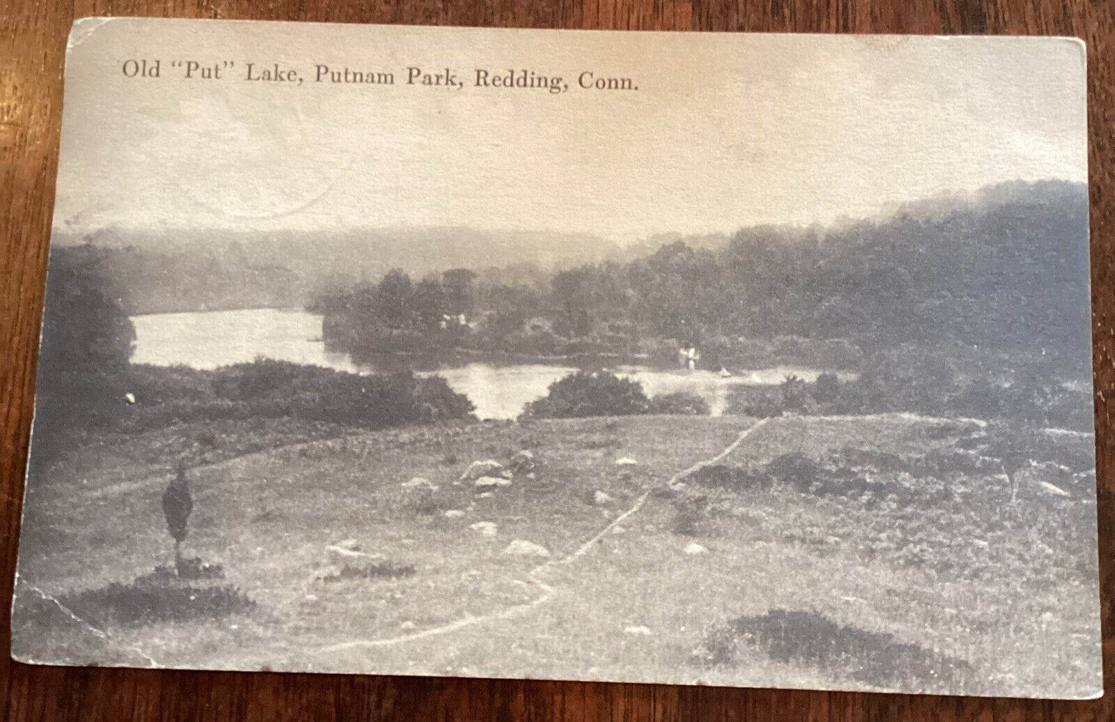 Putnam Park Redding Connecticut Vintage Postcard  Old Put Lake CT