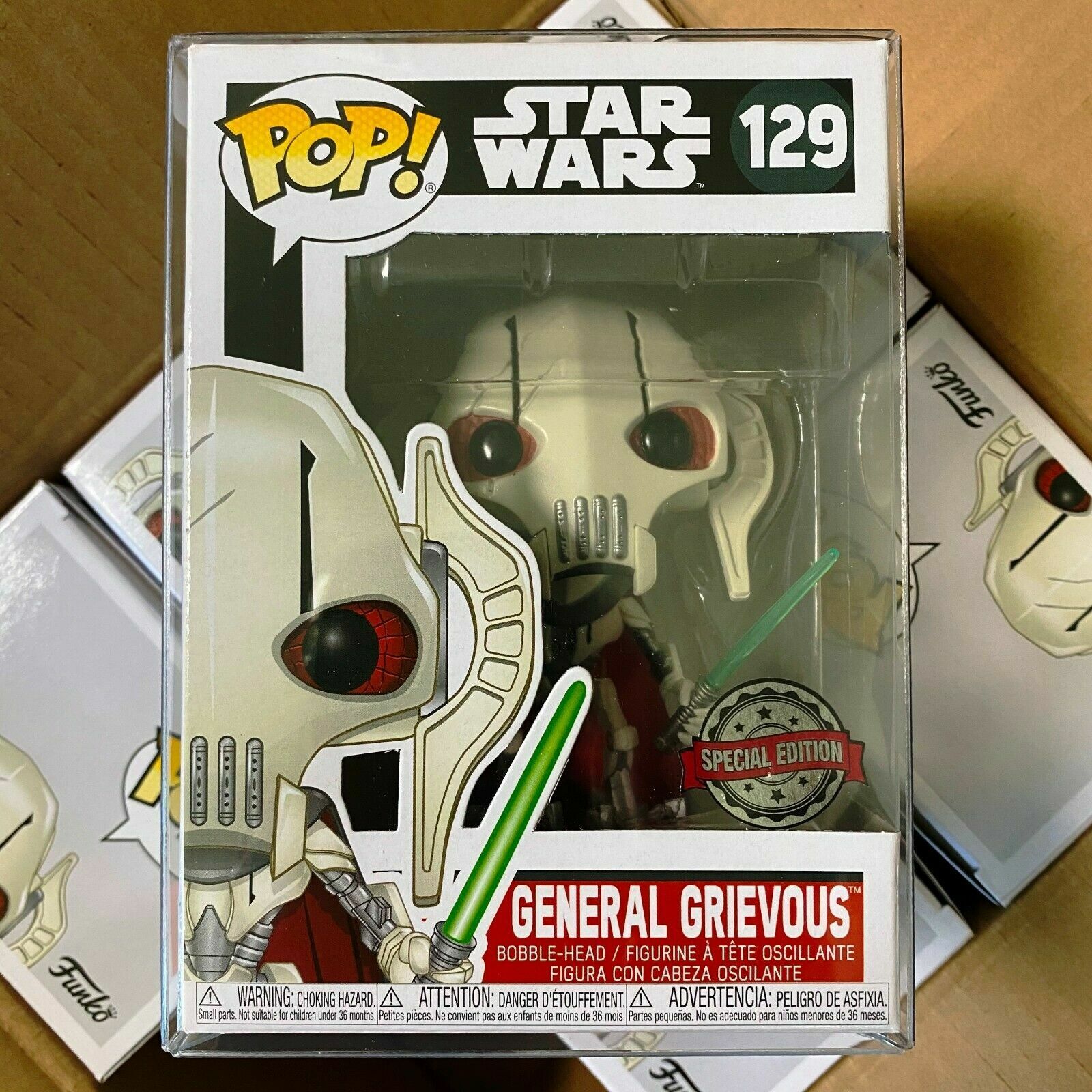 Funko Pop Star Wars : General Grievous #129 Special Exclusive Vinyl  \