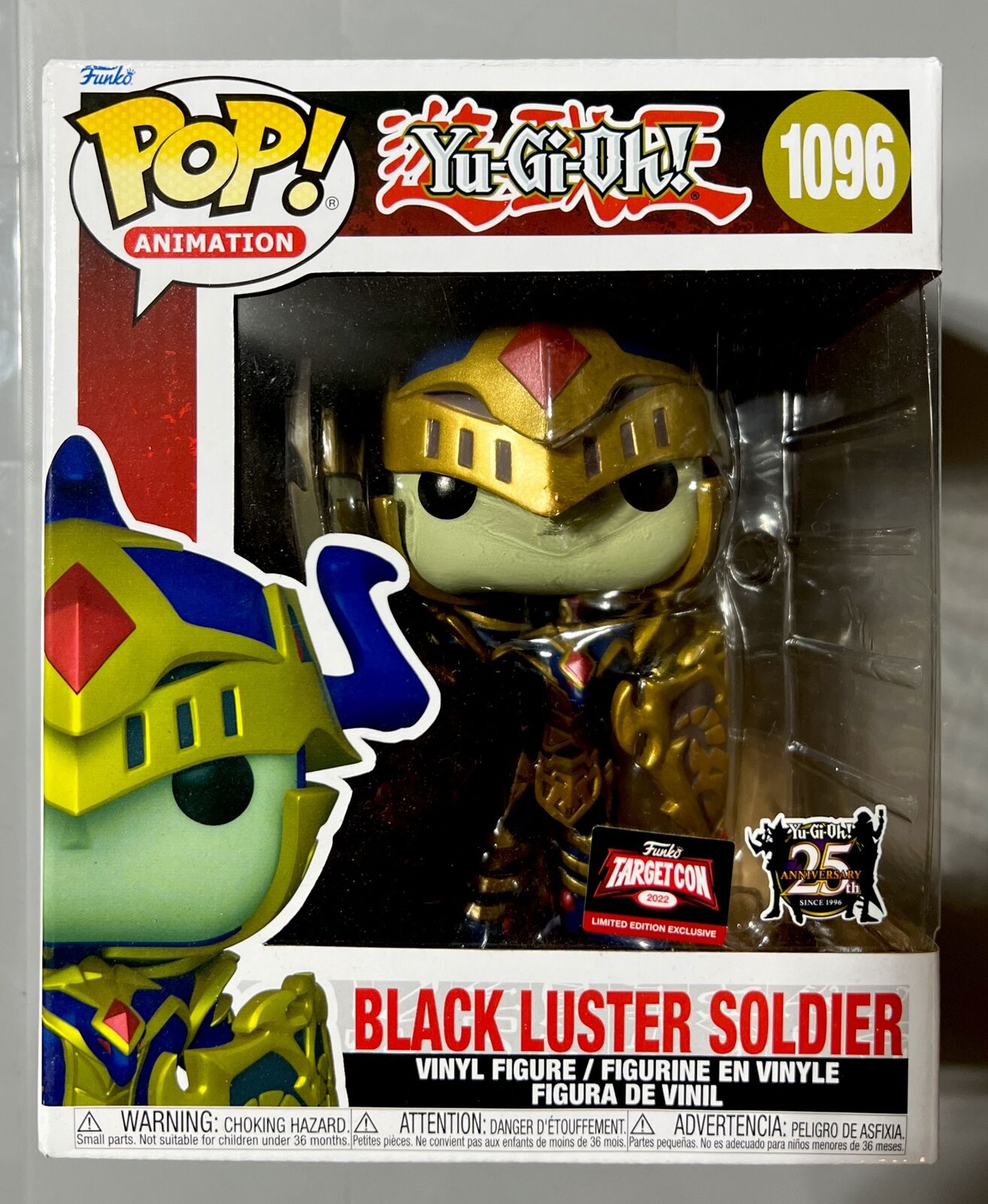 Funko Pop Yu-Gi-Oh Black Luster Soldier #1096 Target Con Exclusive New Un-opened