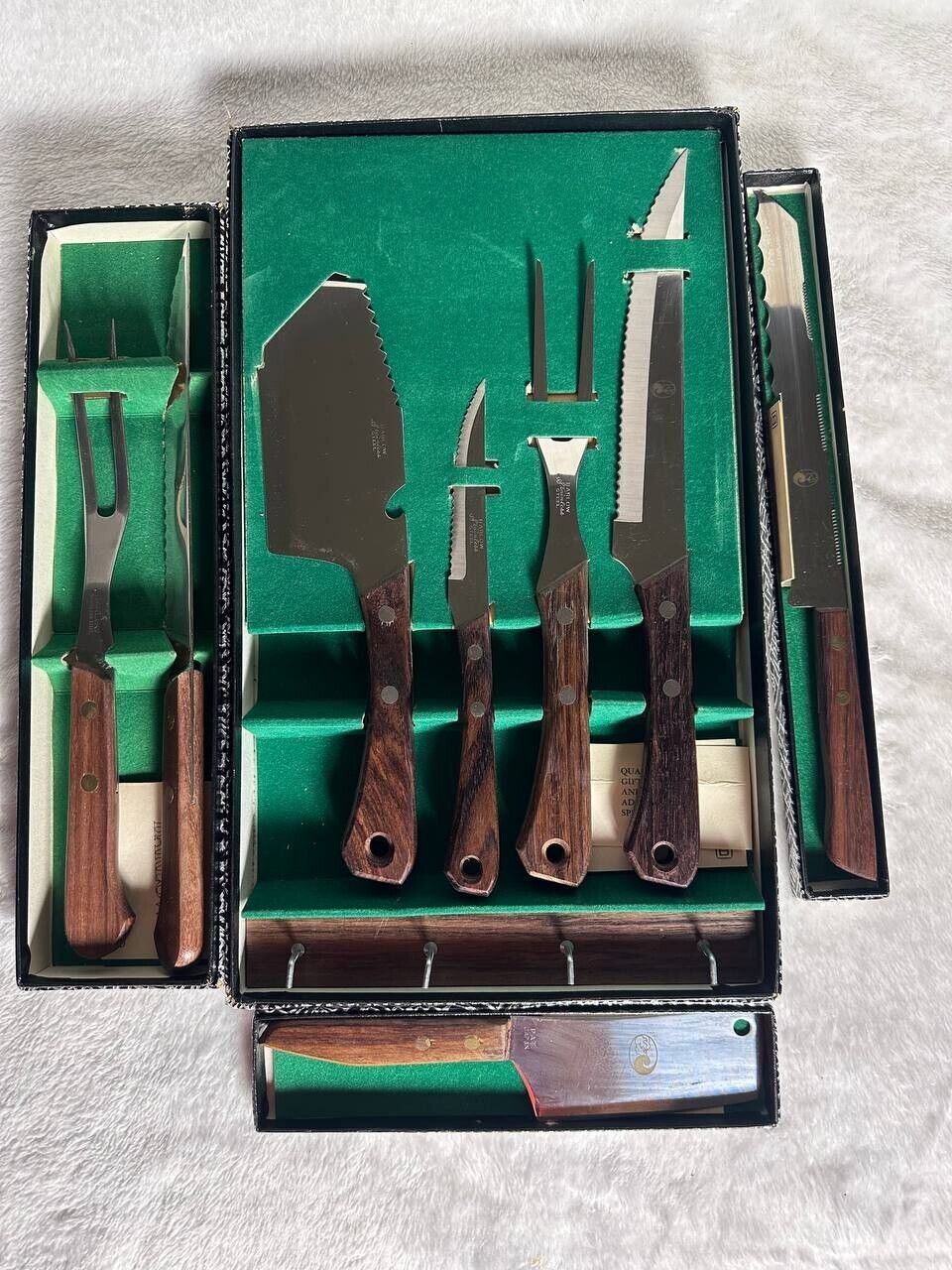 Lot of 8 Vintage Mid Century BARLOW Kitchen Knife JAPAN