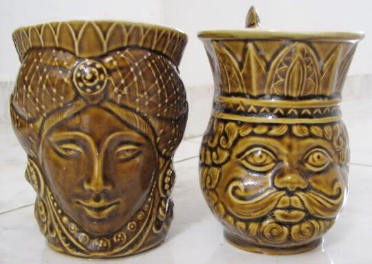 RARE VINTAGE RUSSIAN TRADITIONAL QUEEN & KING 6.5\