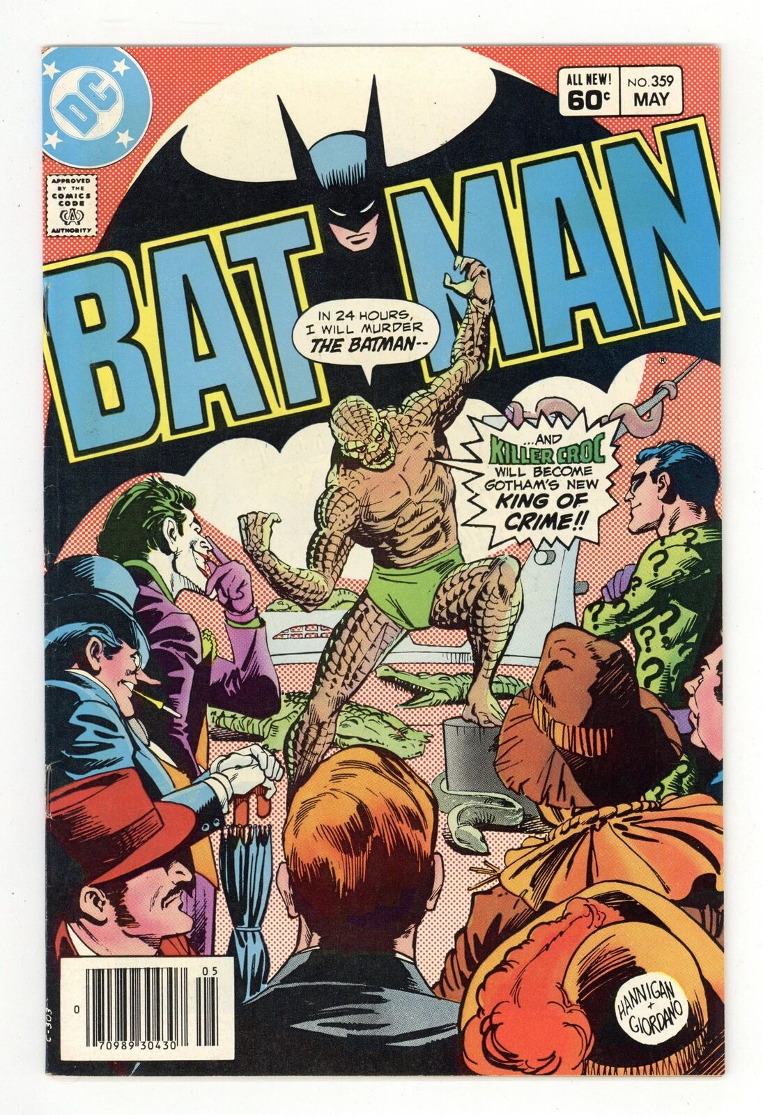 Batman #359 FN+ 6.5 1983 1st comic book work by Dan Jurgens
