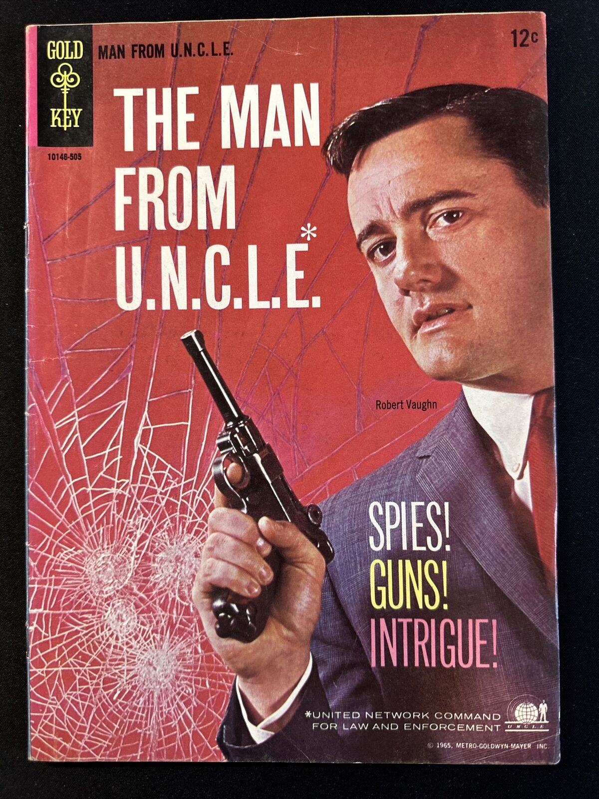The Man From UNCLE #1 Gold Key Vintage Comics Silver Age TV Show 1965 VG *A1