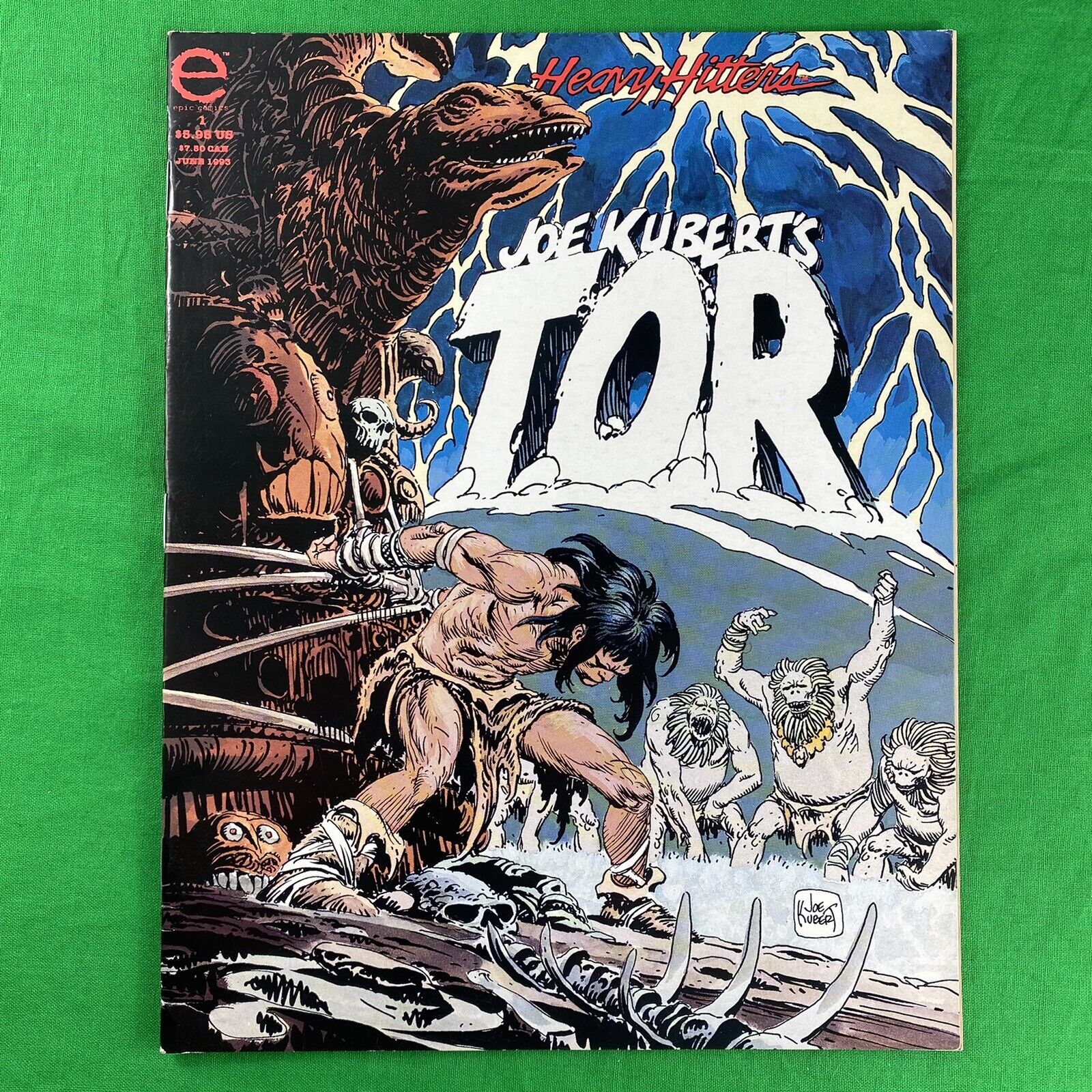 Joe Kubert\'s Tor Volume 4 #1 1993 Epic Marvel Magazine Sized Comic