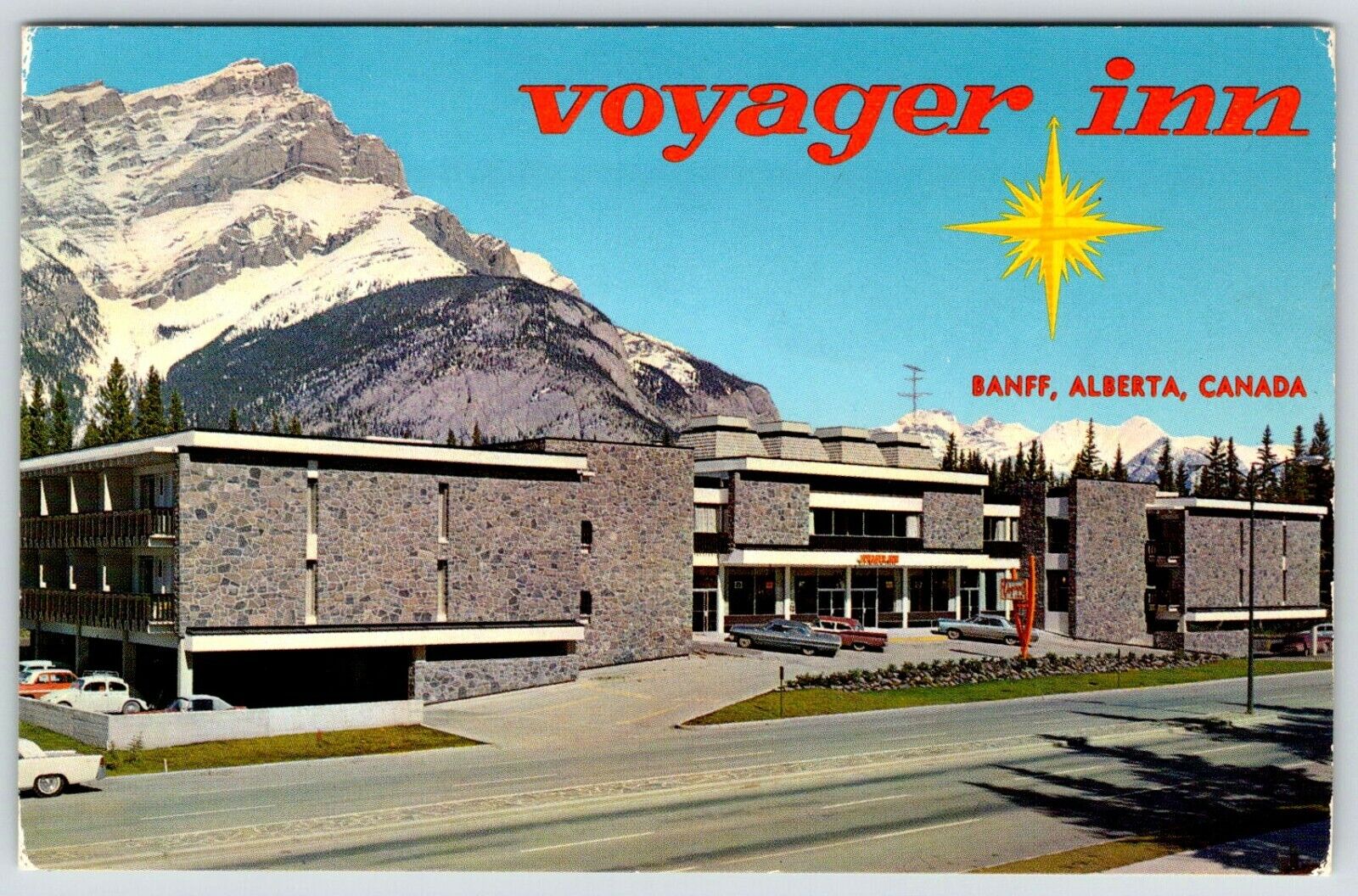 Voyager Inn Banff Alberta Canada Unused Vintage Postcard ST26