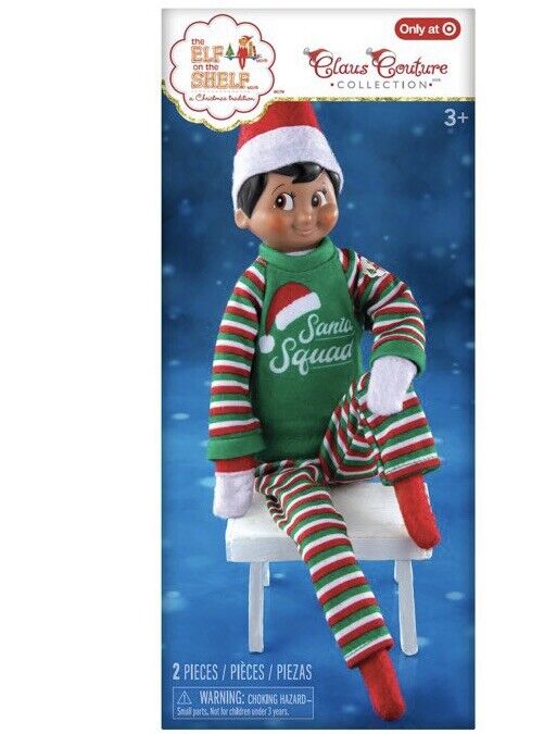 Elf On The Shelf Outfit Santa Squad Pj’s Pajamas Target Exclusive Christmas