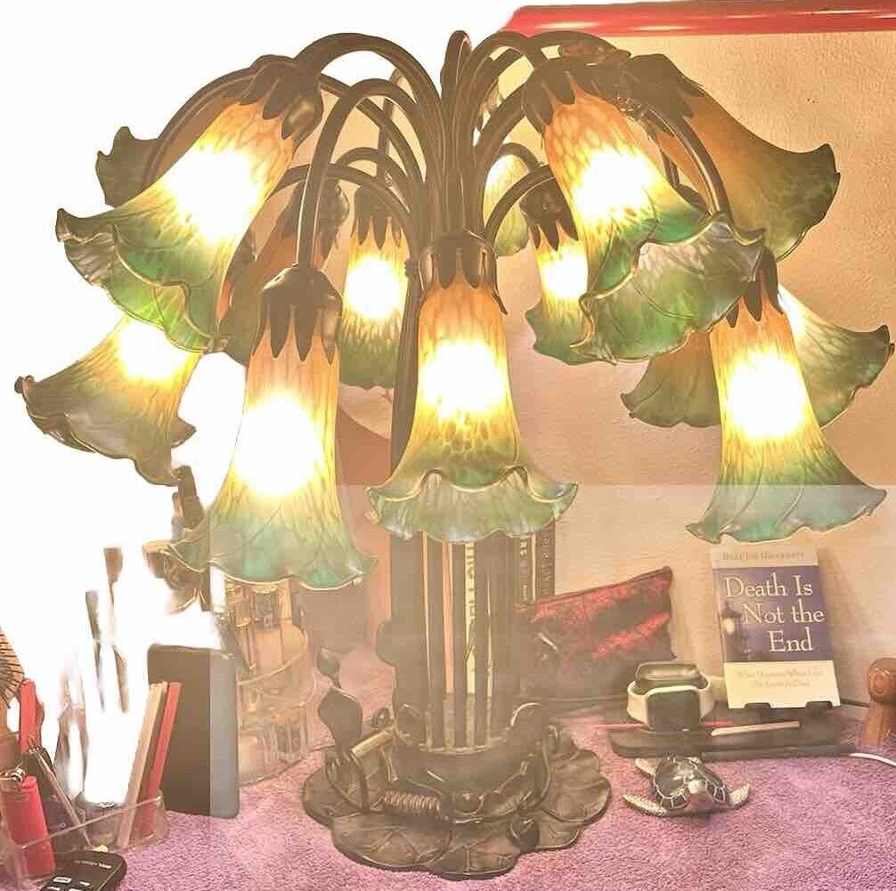 Beautiful  Tiffany Lamp 15 Lilly