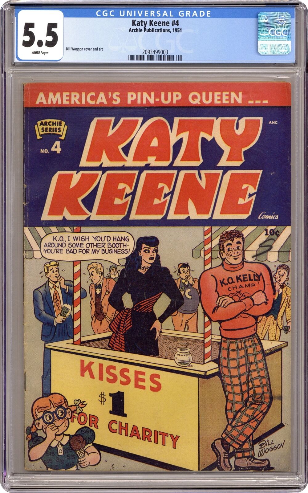 Katy Keene #4 CGC 5.5 1951 2093499003