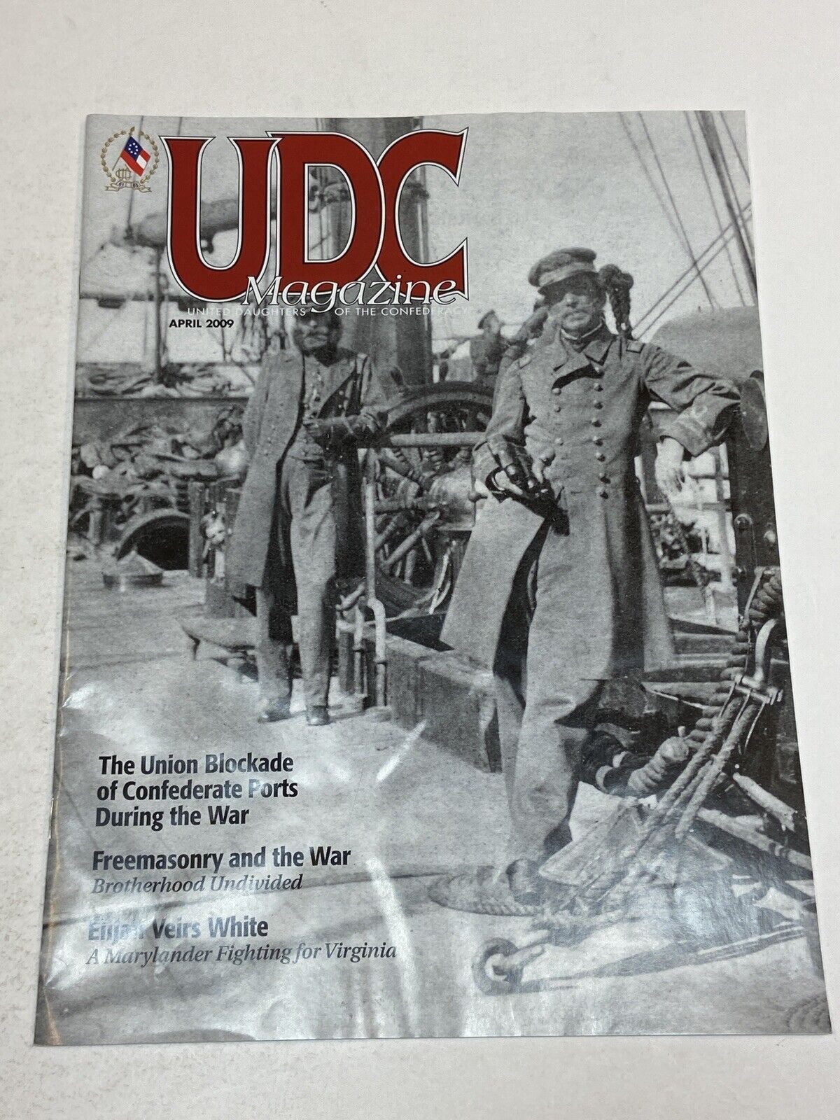 UDC United Daughters of the Confederacy Magazine Apr 2009 Freemasonary Blockades