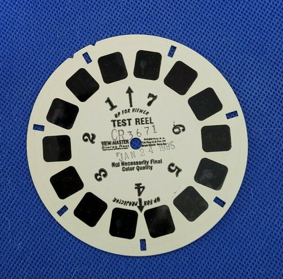 1985 COLOR Proof / Test view-master Reel CR3671 Variety Animals People Locales