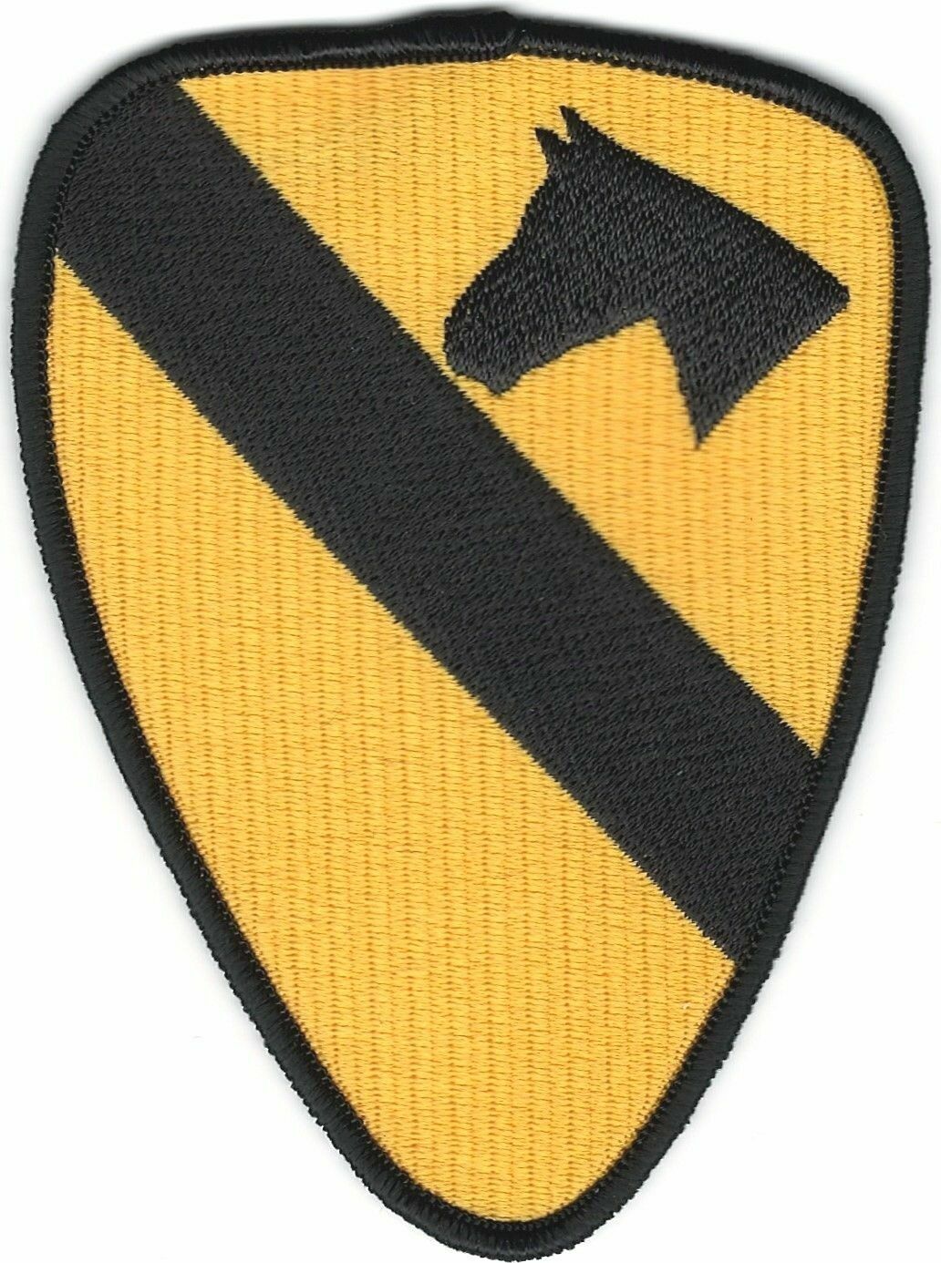 Female 70s 80s 2nd Quality Army 1st Cavalry Division ADU SSI Iron Sew on Patch