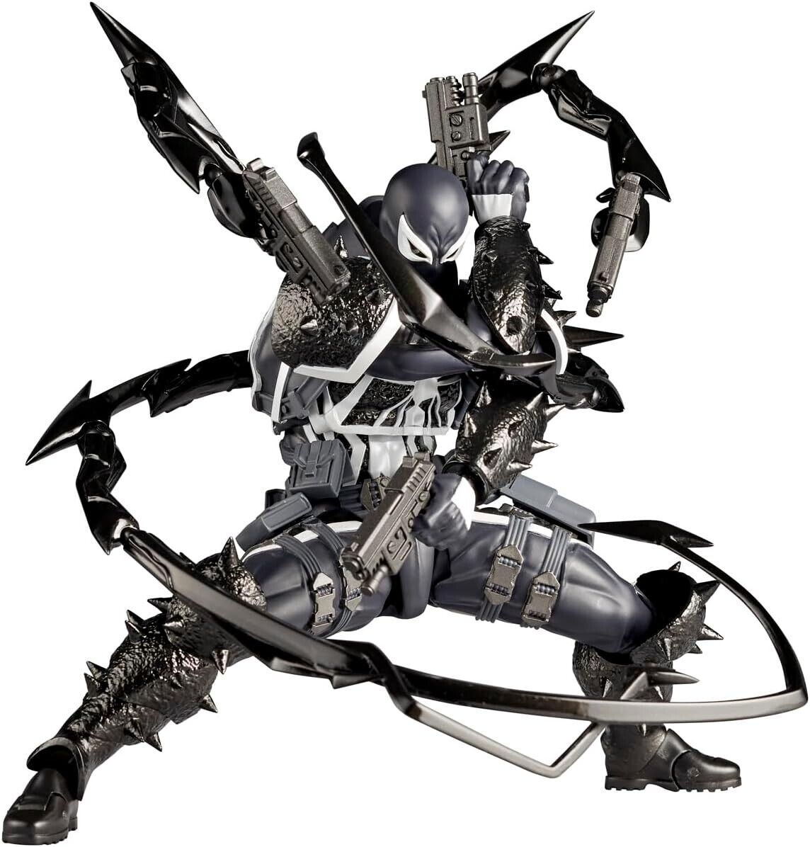 P KAIYODO MARVEL Venom Revoltech AMAZING YAMAGUCHI Figure Agent ver. F/S NEW