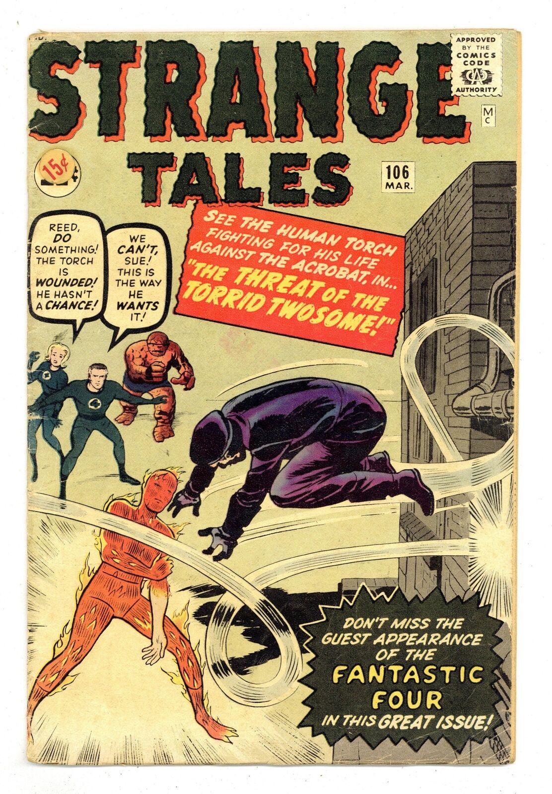 Strange Tales #106 GD+ 2.5 1963