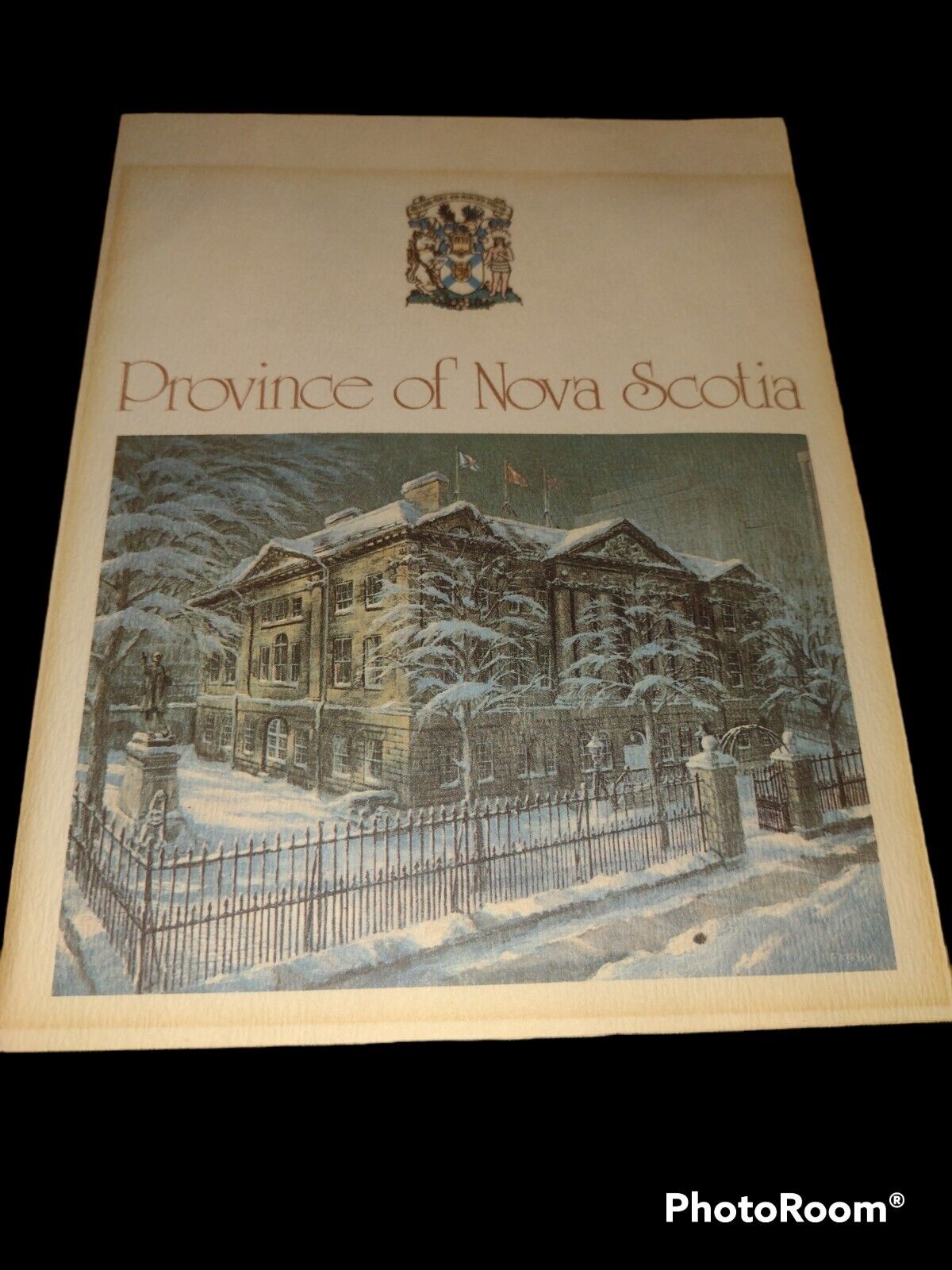 Province Of Nova Scotia Health Province House In Winter Seasons Greetings Kirby 