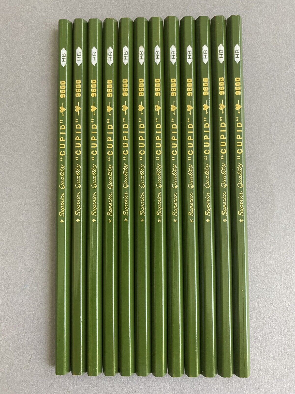 12 Japanese Vintage Pencil CUPID 9600 NOS