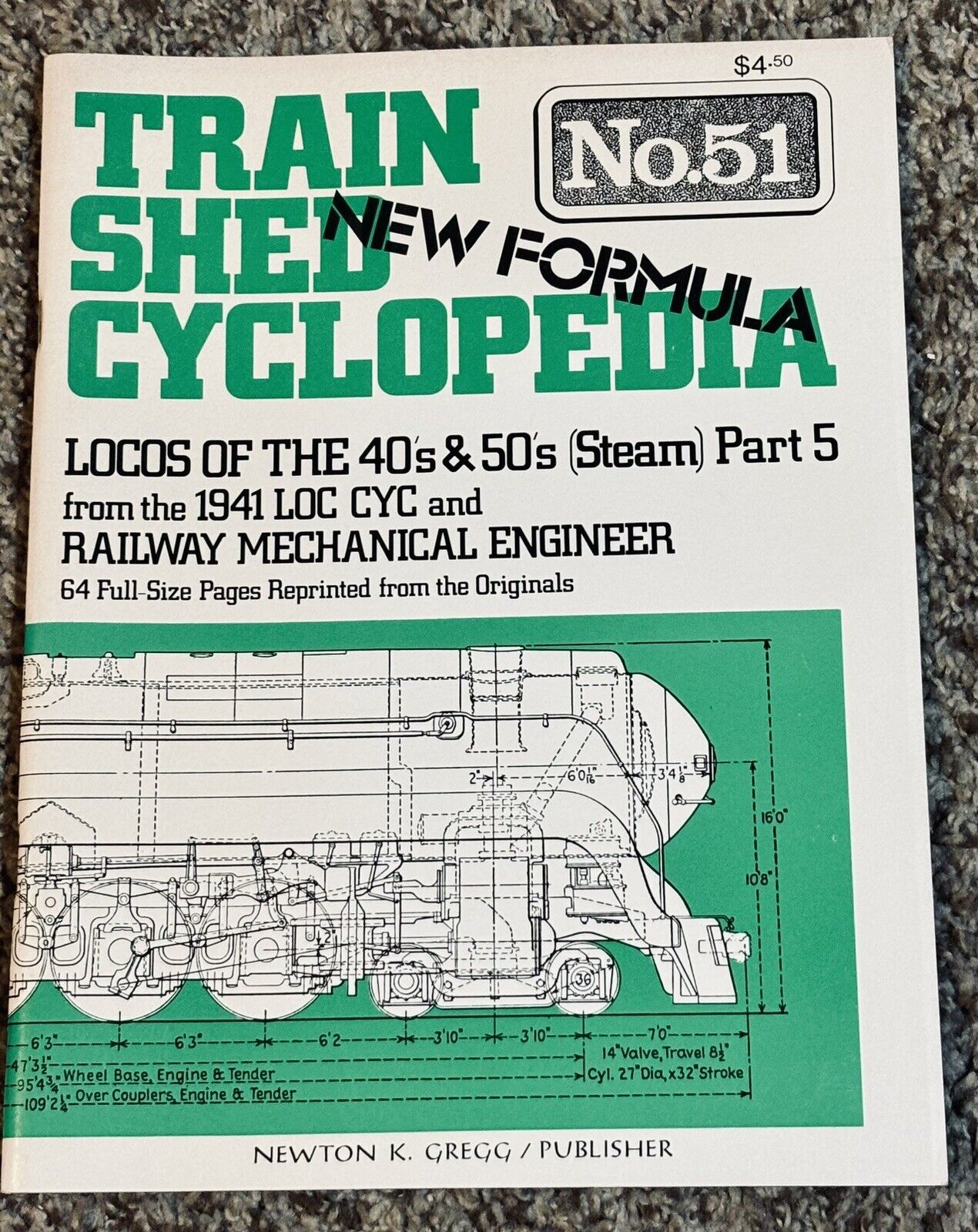 Train Shed Cyclopedia #51 Locos of the ‘40’s and 50’s Part 5