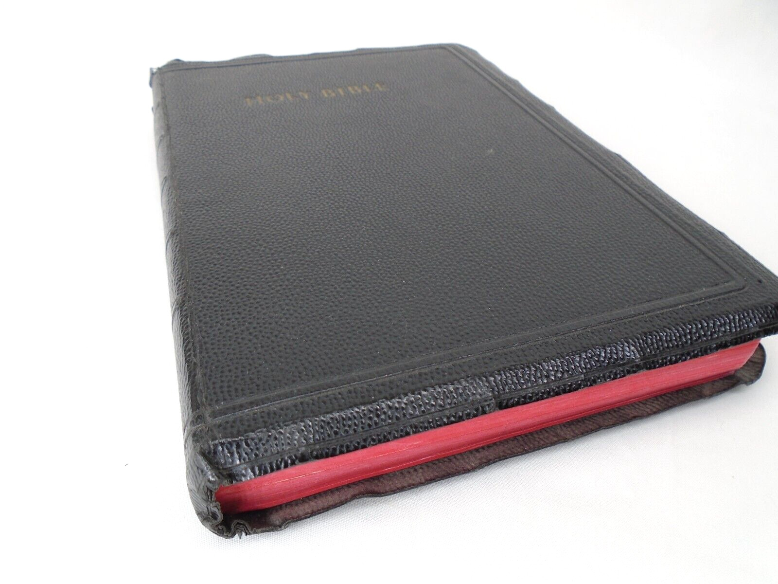 Vintage VTG Bible Old & New Testament The word of Christ In red Letters