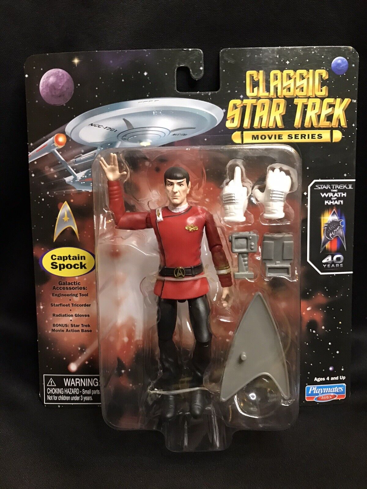 Playmates Star Trek  5” Captain Spock Action Figure