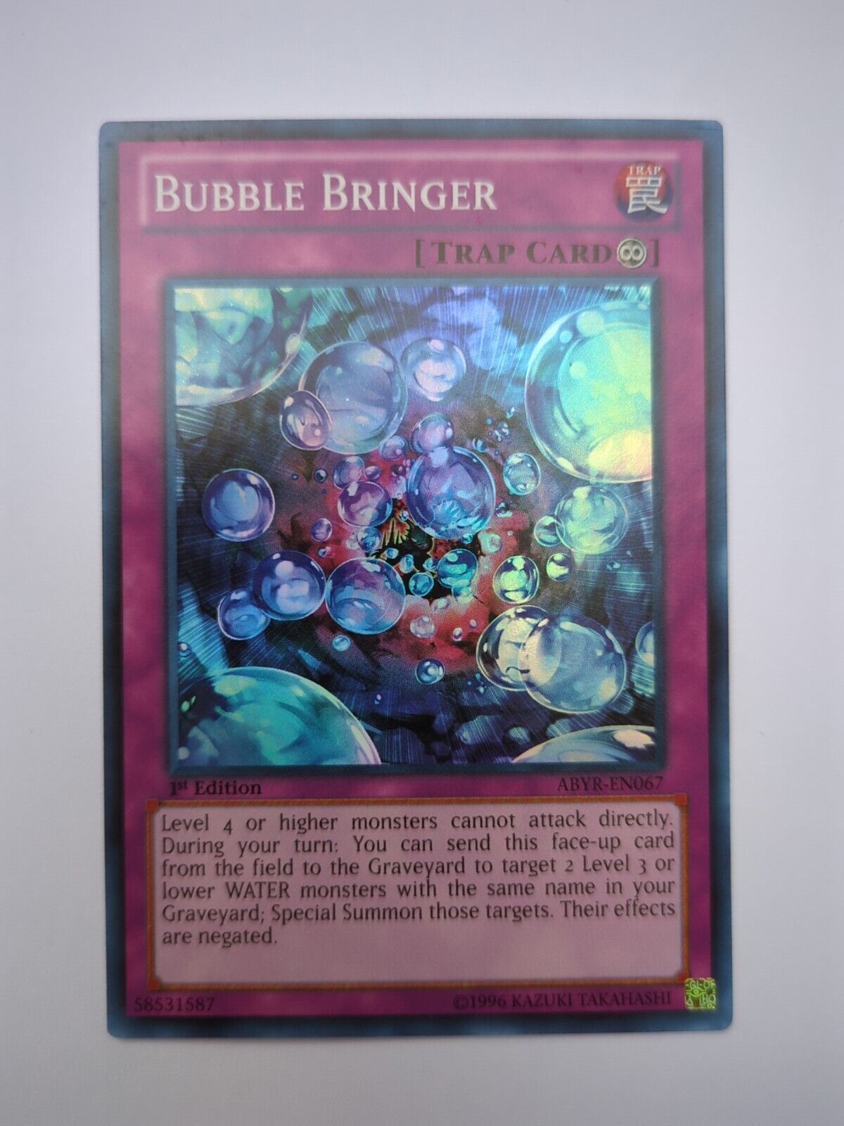 Yu-Gi-Oh Bubble Bringer - Super Rare - 1st Edition 