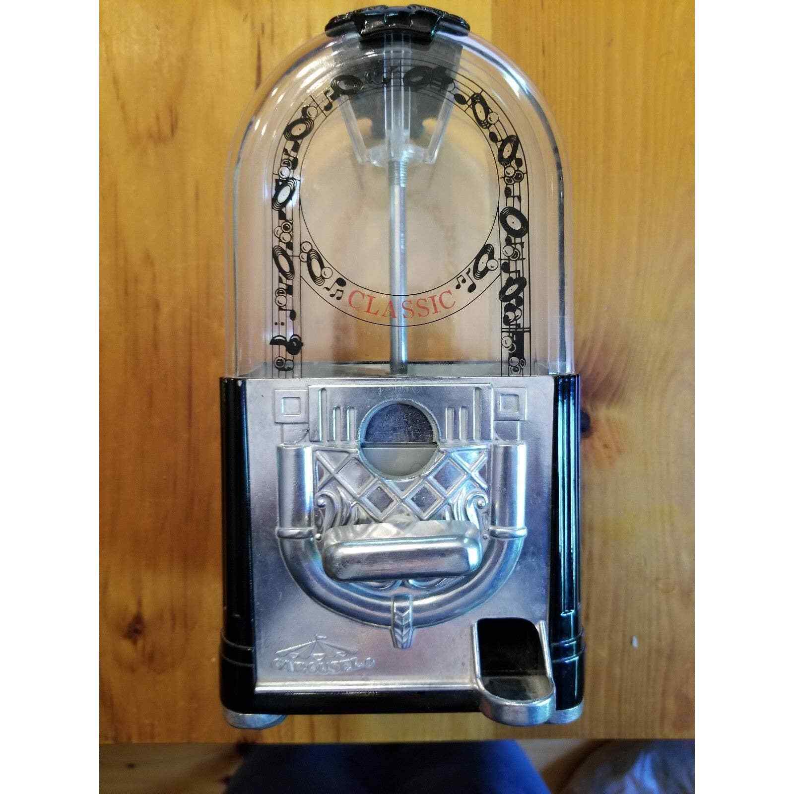 Retro Carousel Jukebox Gumball Machine 10.5 inch