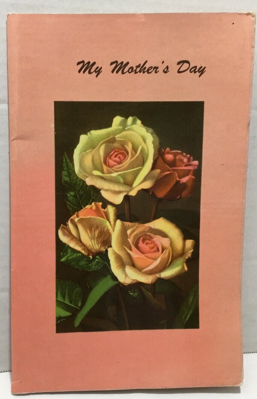 Mother\'s Day Booklet by van b. hoopper, RARE Poems, 1949 IDEALS PUBLISHING CO.