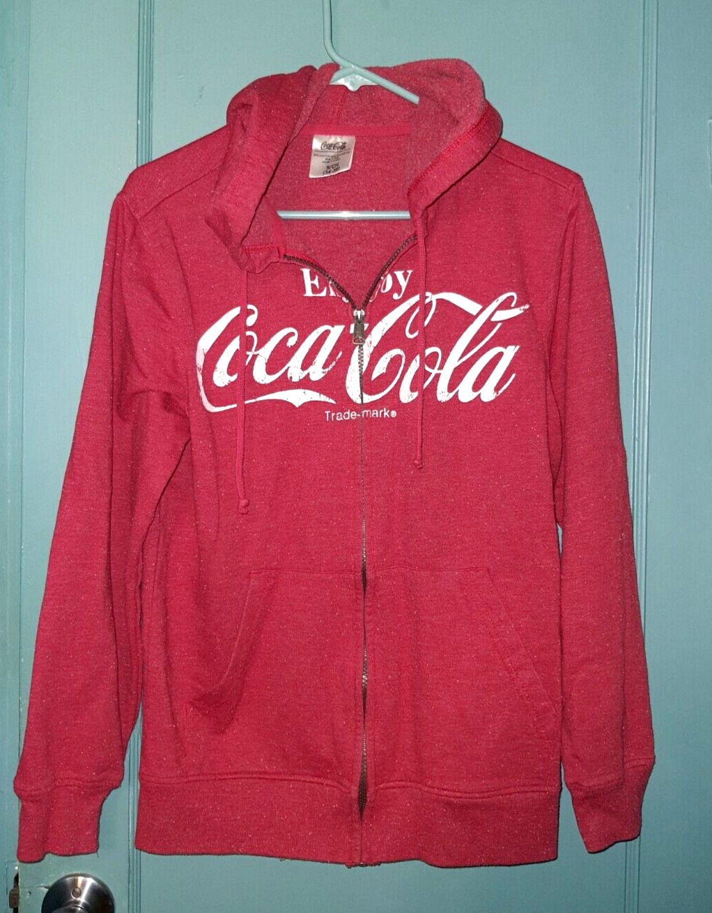 VTG 90\'S-2000\'S Coca Cola Zip Up Hoodie Jacket S/CH 34-36