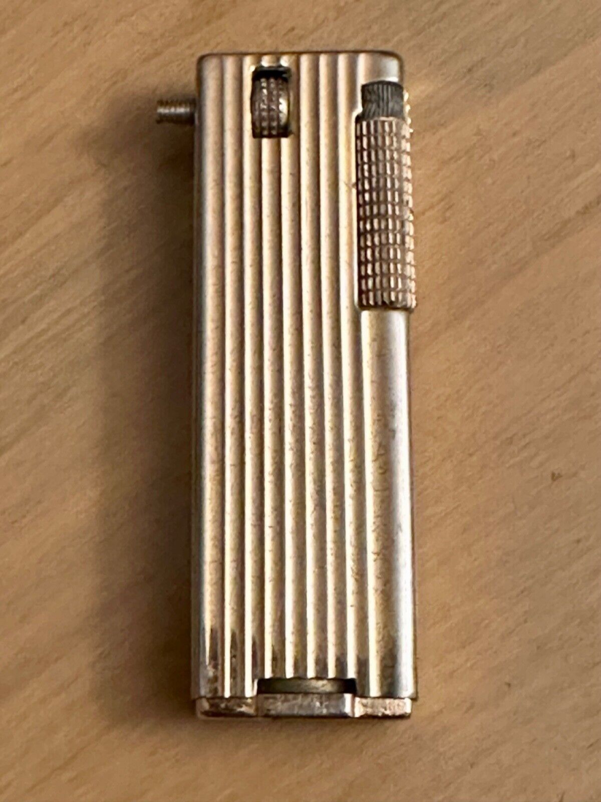 Vintage Cupid Ribbed Cigarette Lighter Japan Untested