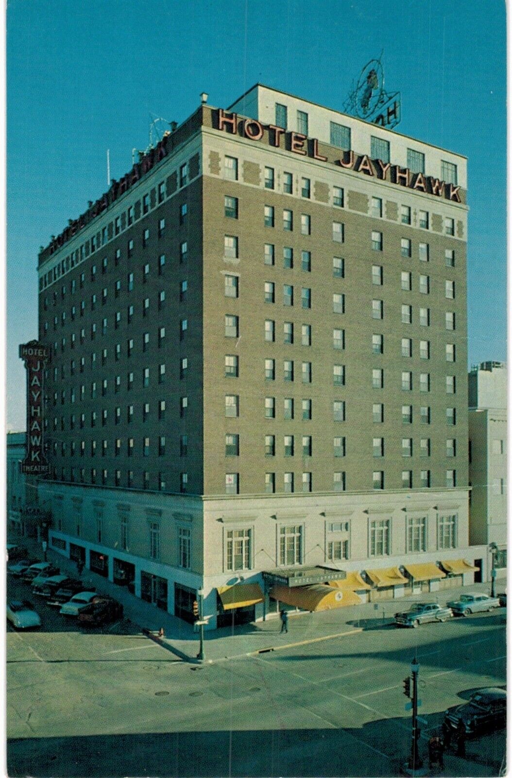 Topeka Hotel Jayhawk 1960 KS 
