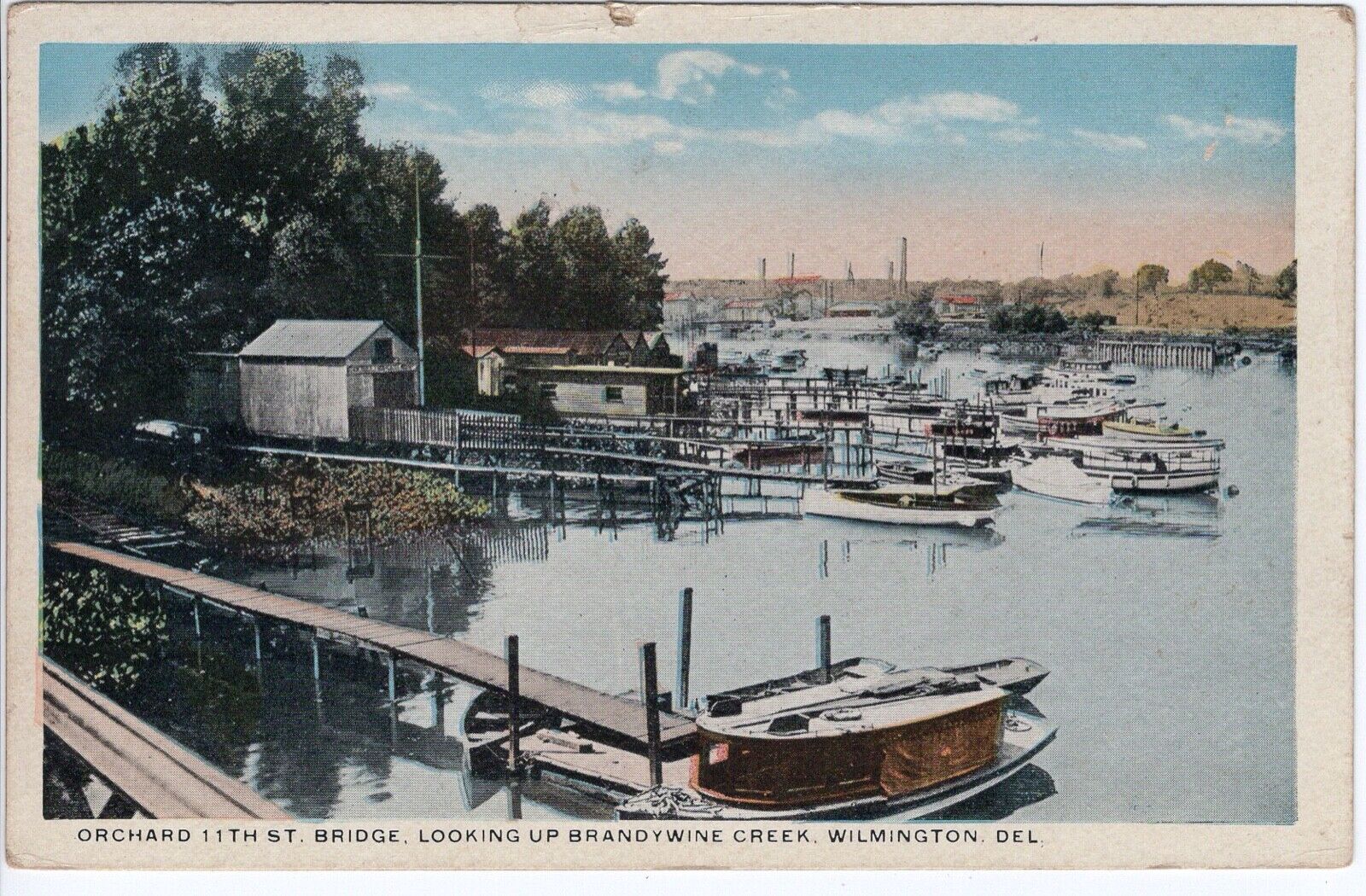 Wilmington, Delaware Postcard Bridge Brandywine Creek about c. 1918          CC