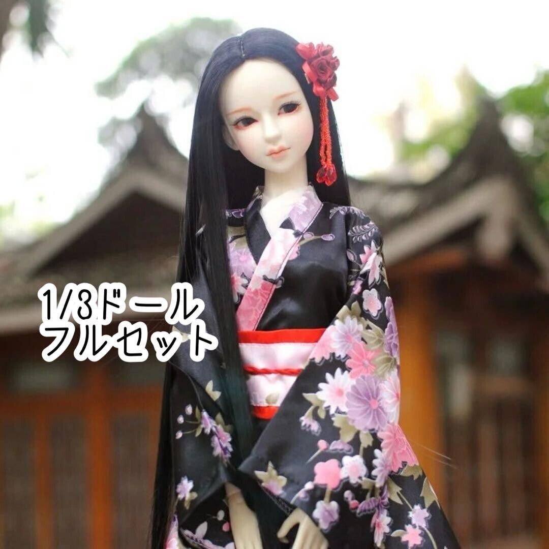 Kimono Ball Jointed Bjd Doll 1/3 Full Set Adult Female Mint