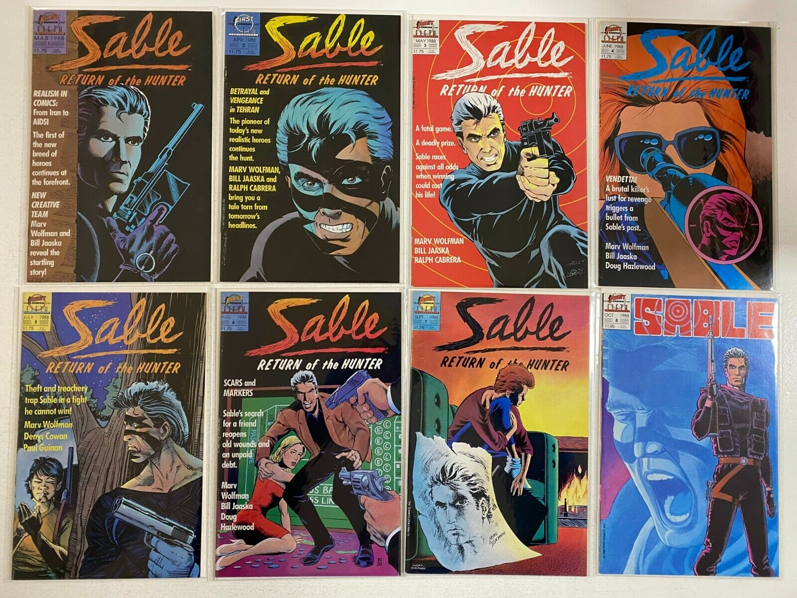 Sable lot #1-17 First Publishing 17 different books 8.0 VF (1988 to 1989)