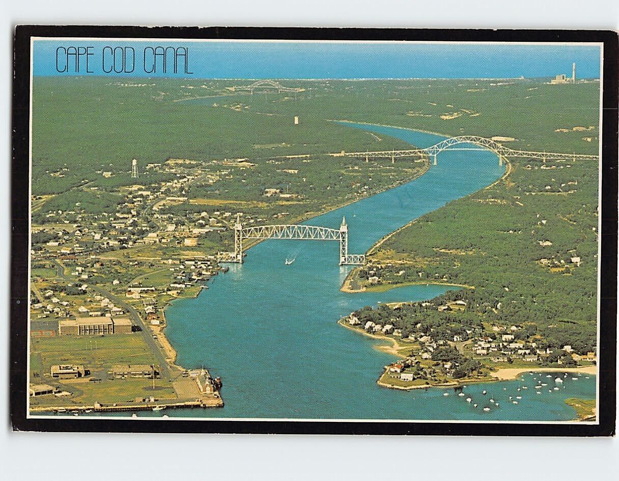 Postcard Cape Cod Canal Massachusetts USA