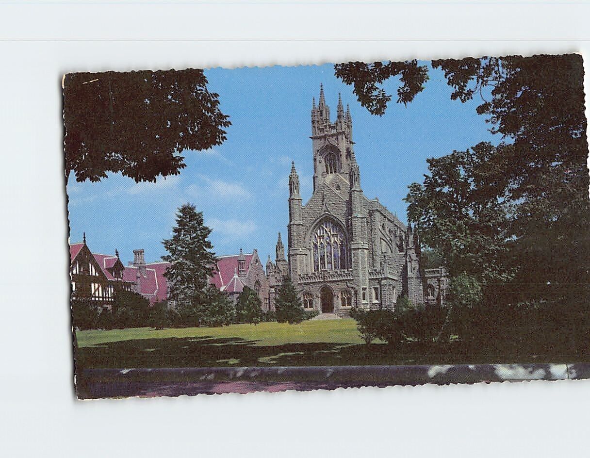 Postcard Unitarian Memorial Church Fairhaven Massachusetts USA