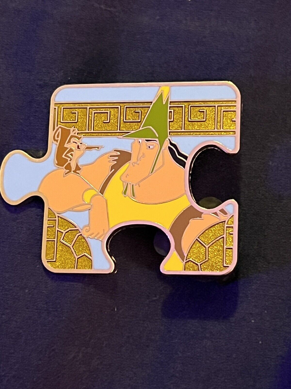 Emperors New Groove Kronk Chaser Mystery Puzzle Pin