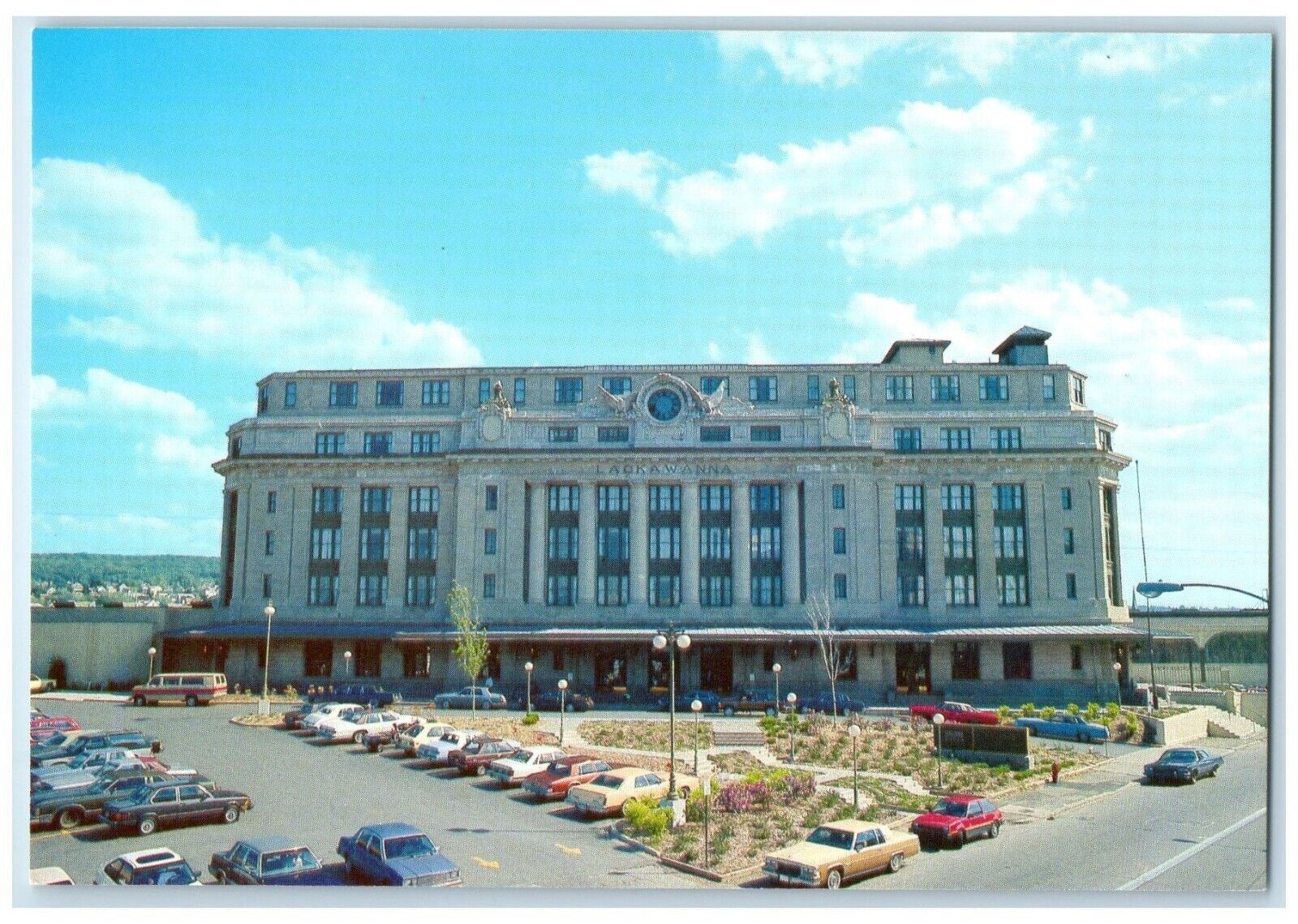 c1970's The Luxurious Hilton At Lackawanna Station Cars Scranton PA Postcard