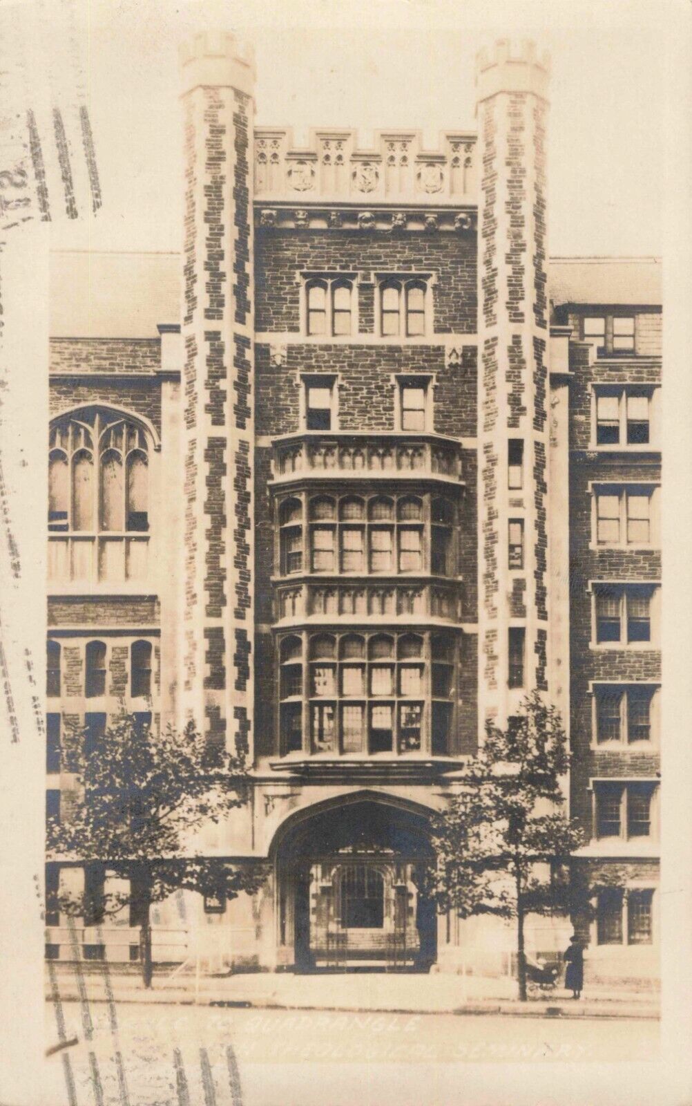Union Theological Seminary New York City New York 1942 Real Photo RPPC