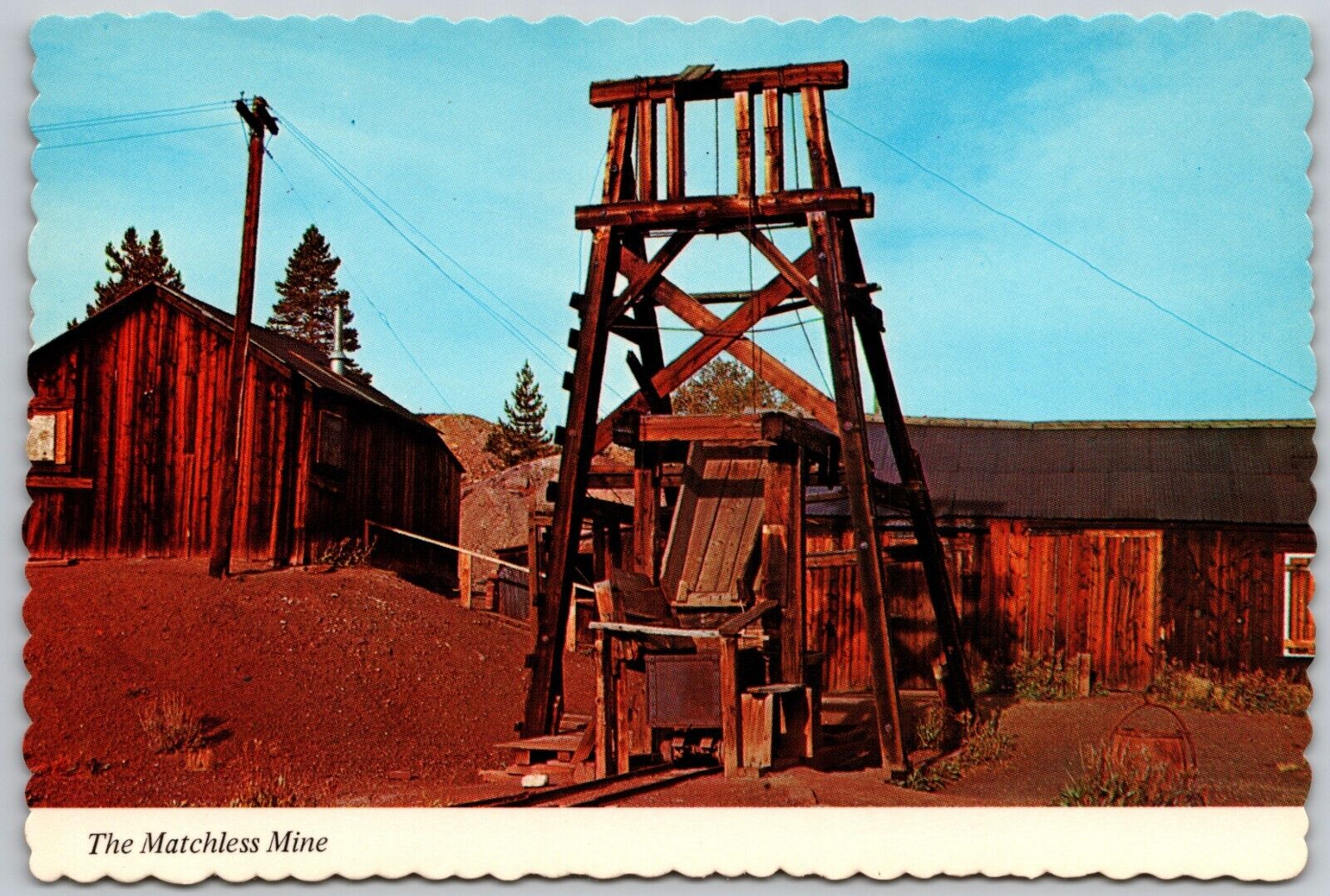 Matchless Mine Leadville Colorado - Continental Size 6 X 4 in - Postcard 6974