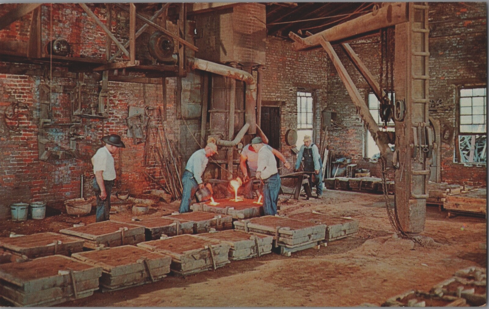 c1960's Brunnerville Iron Foundry Inc. Brunnerville Pennsylvania PA Postcard