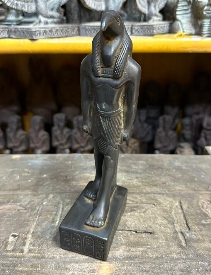 Rare Ancient Egyptian Antiques Black Statue Of Thoth God Of Wisdom Pharaonic BC