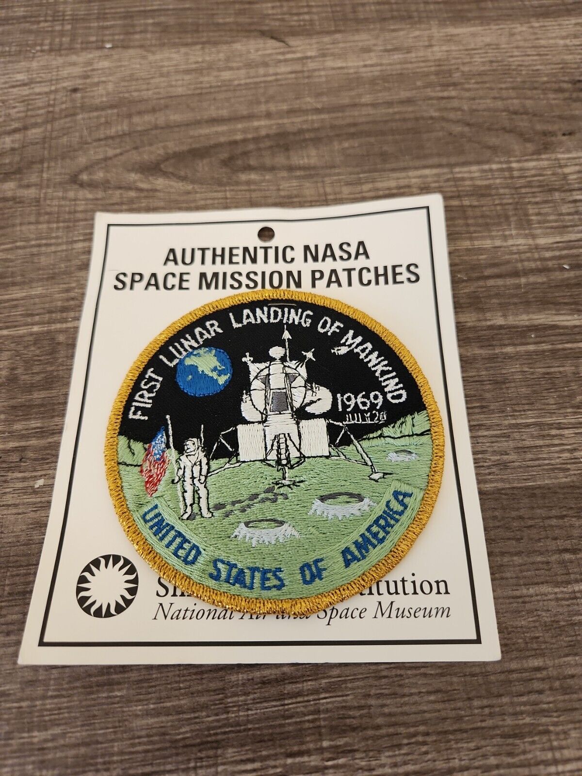 Vintage Authentic Nasa Space Mission Patch Smithsonian Institute Space Race 