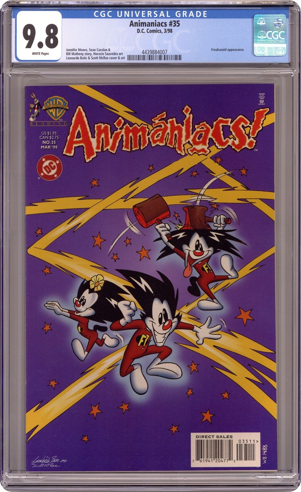 Animaniacs #35 CGC 9.8 1998 4439884007
