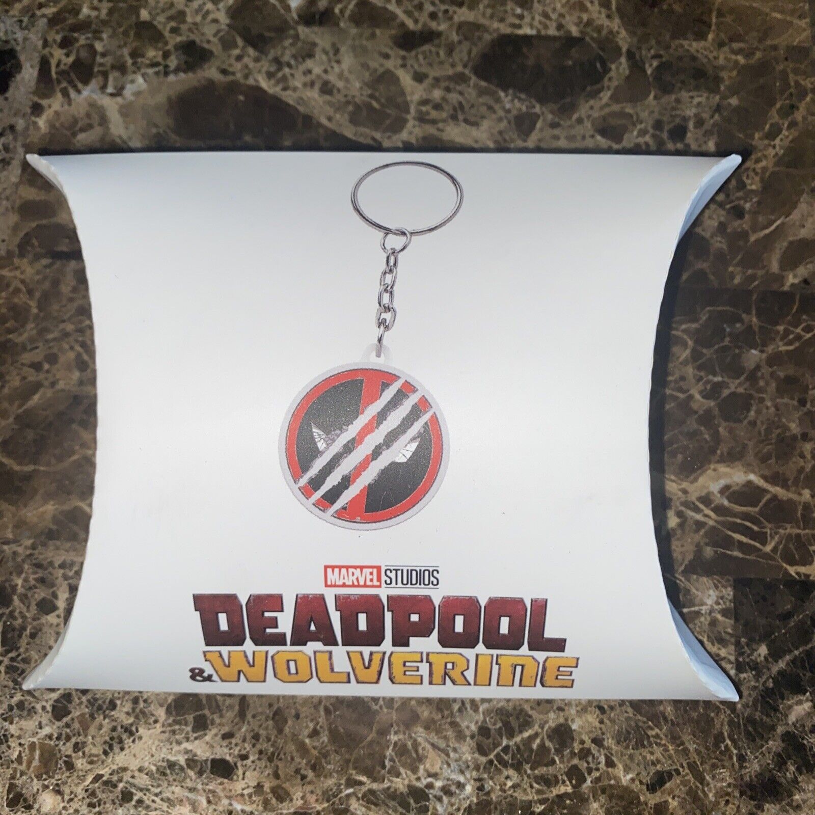 Deadpool & Wolverine Silicone Keychain RARE Dave & Busters NEW NIB Promo Item
