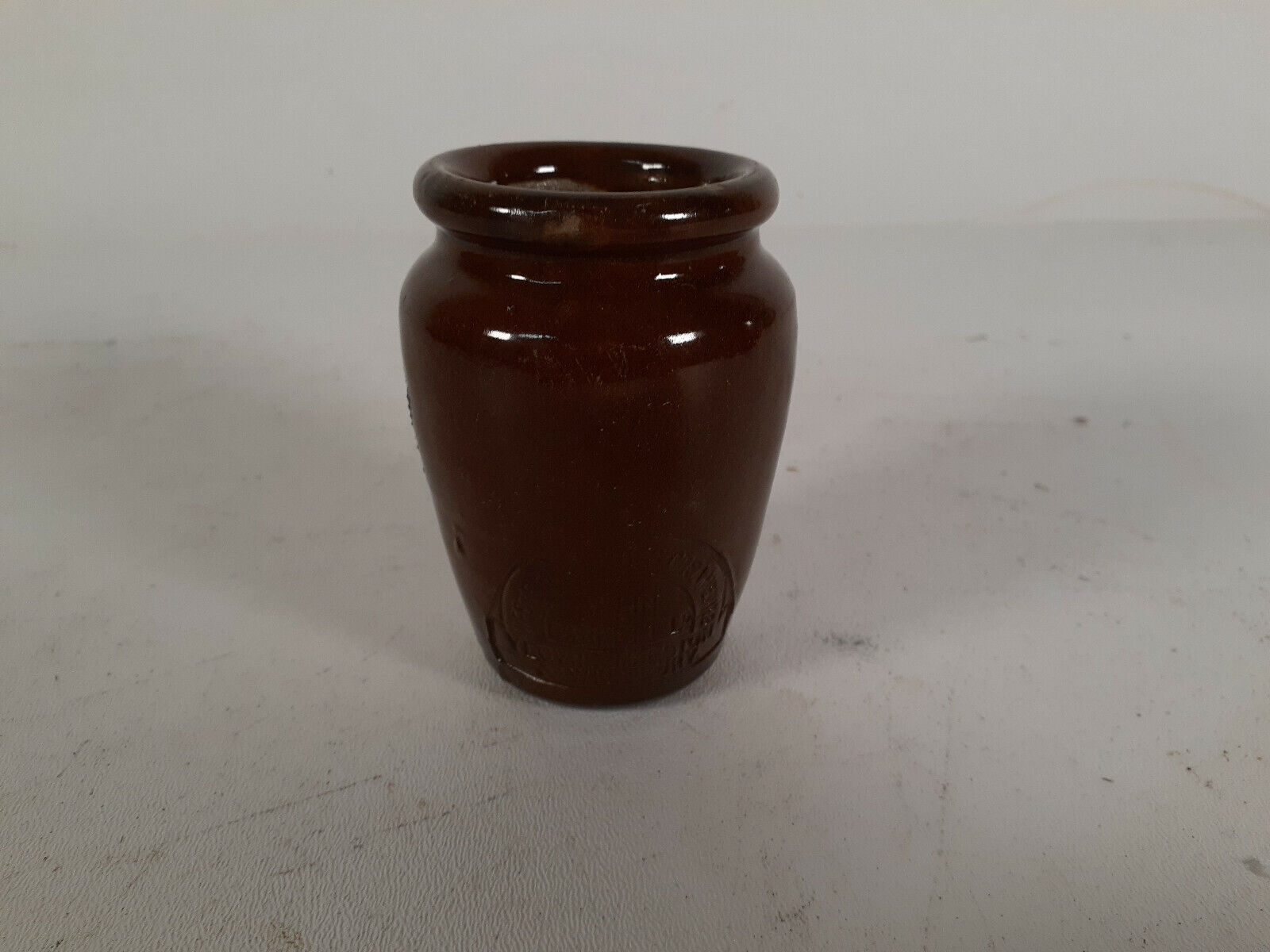 Miniature Stoneware Crock, Western Counties Creamerie, Aplin Barrett Ltd
