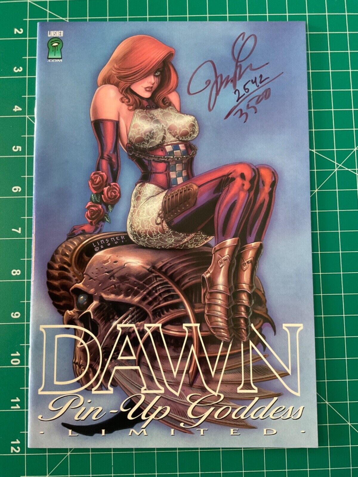 DAWN PIN-UP GODDESS #1 NM Signed by Joseph Linsner Limited, Numbered
